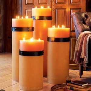 Pillar Cilinder Candles 10"