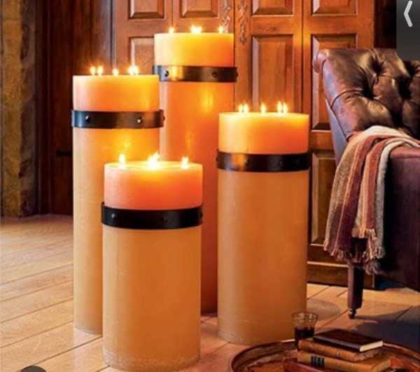 Pillar Cilinder Candles 10"